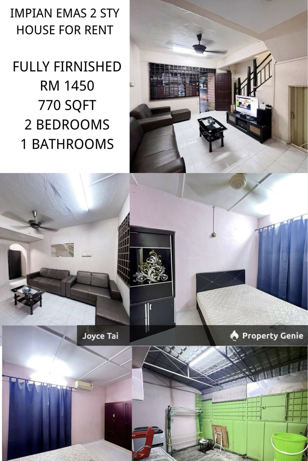 Impian Emas Double Storey Fully Furnished House For Rent