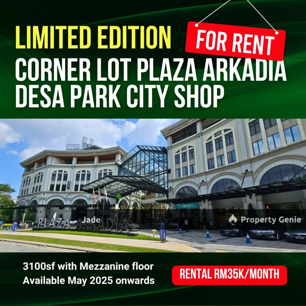 plaza arkadia shoplot