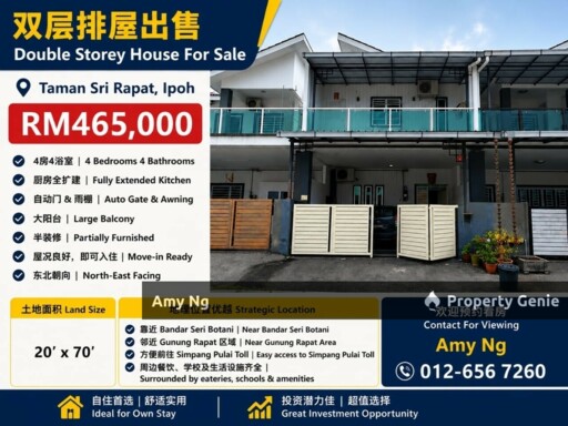 Good Condition Double Storey For Sale Sri Rapat