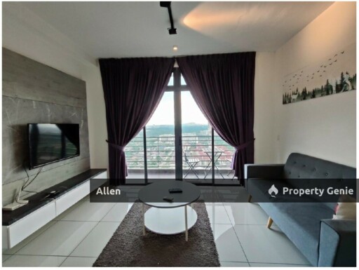 Convenient & Fully Equipped: 1 Tebrau Residence 1-Bed, 1-Bath with Car Park