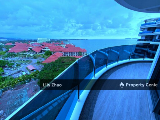 Coral Bay Resort Condo for Rent, Sea View, 1,783 sq ft Fully Furnished, Brand New, Kota Kinabalu City Centre