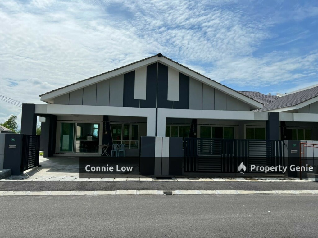 Full Loan Completed New Single Storey Terrace House for sale Ipoh Lahat Perak