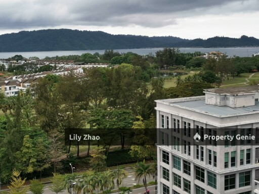Penthouse Duplex Sea View for Sale Corner Lot, 1,586 sf, Renovated @ Riverson, Kota Kinabalu City Centre