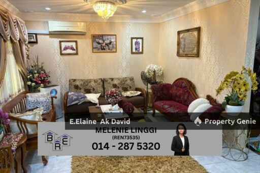 Double Storey Semi-D @ Taman Heng Guan, Matang (Newly Renovated)