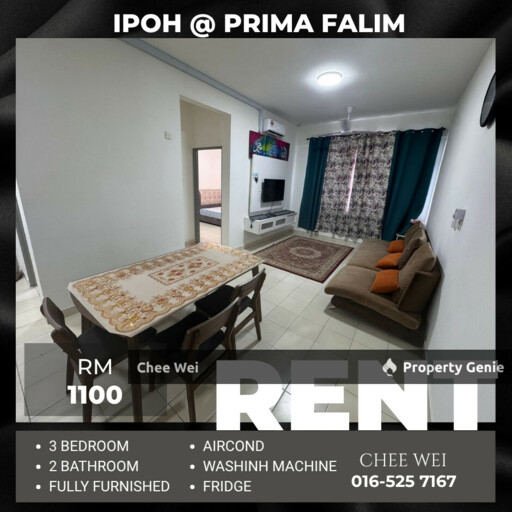 📍IPOH @ Prima Falim For Rent