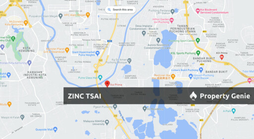 Koi Prima Puchong Leasehold Condominium Auction | 3R2B | 1,098 sqft | Save RM 135K