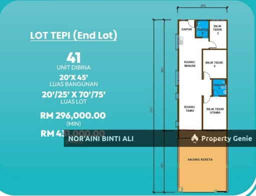 *💥RUMAH BARU DENGAN HARGA MAMPU MILIK💥*   *RUMAH  TERES SATU TINGKAT  TAMAN CHENDOR PERDANA*