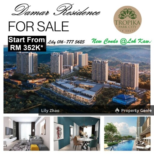 Damar Residence Condo Corner Lot for Sale - Urban Living @ Tropika Park City, Kinarut, Sabah