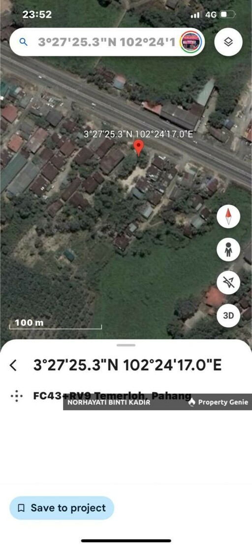 TANAH PERTANIAN 1.1 EKAR BATU 1, KG HAJI ALI, JALAN TEMERLOH - MENTAKAB