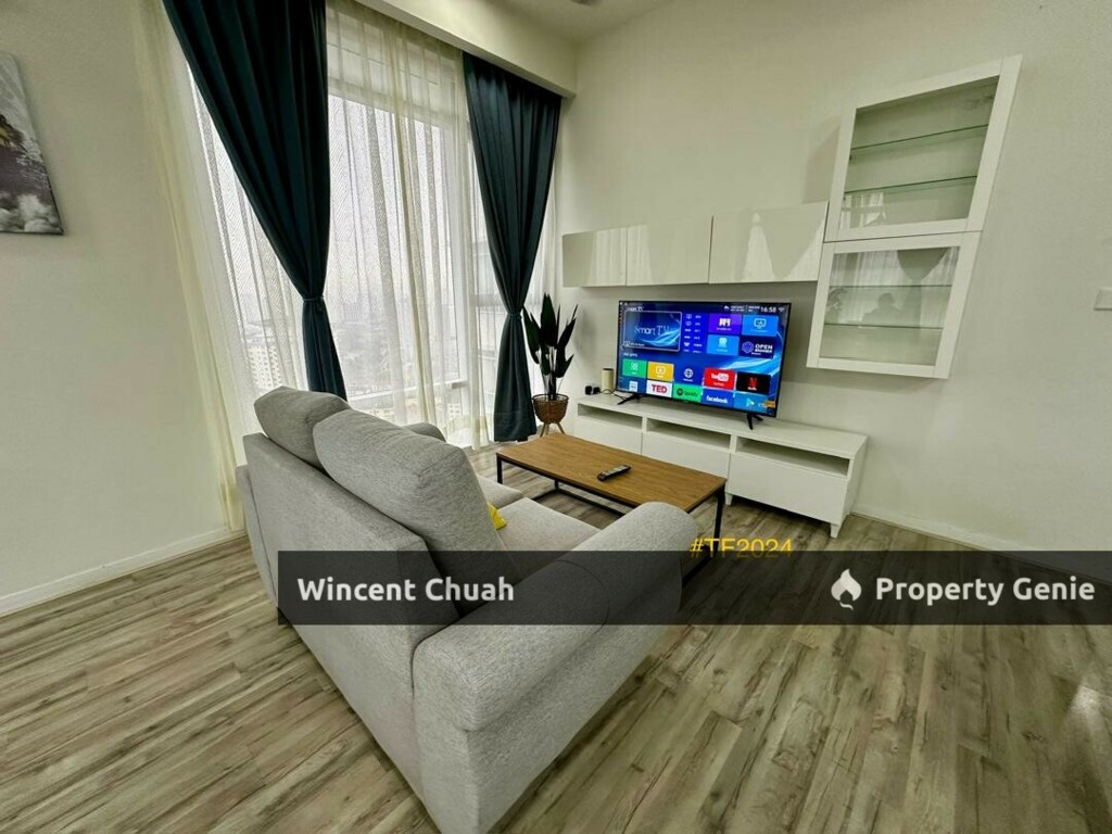 (865sqft-Corner) The Ridge @ KL East Melawati. Fully Furnished 2'Rooms unit