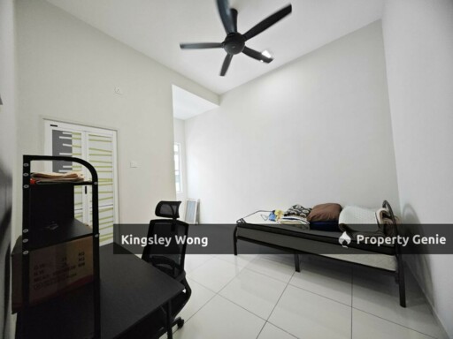 Hill Park Bandar Lahat Mines Double Storey Terrace House Gated Guarded Fully Furnished Facing Empty Land For Rent