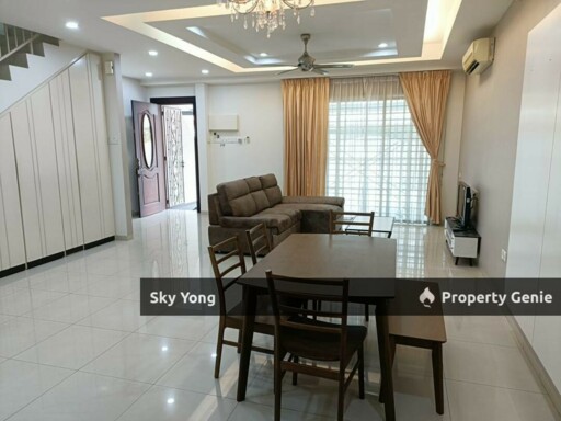 Raja Uda 2.5 Storey Terrace House Fully Furnished For Rent