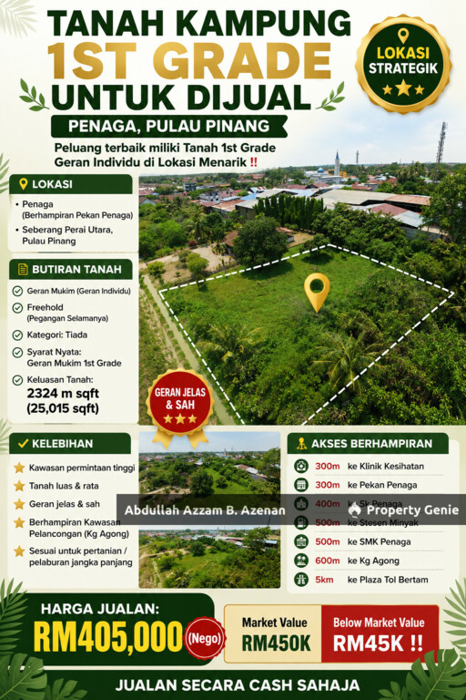 Tanah Kampung 1st Grade Penaga