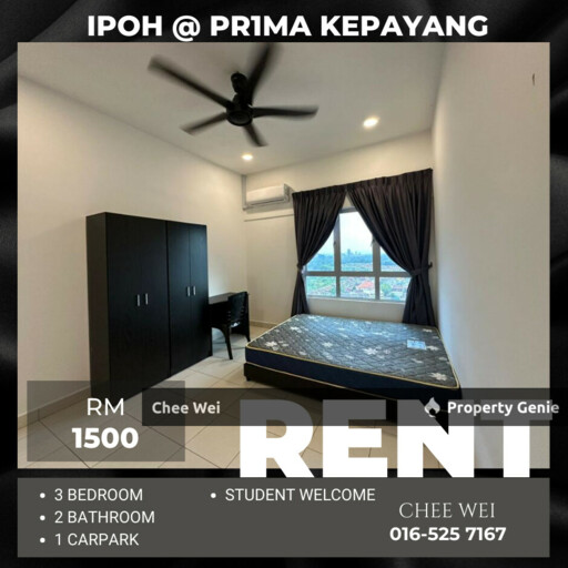 📍IPOH @ Prima Kepayang FAIRPARK For Rent