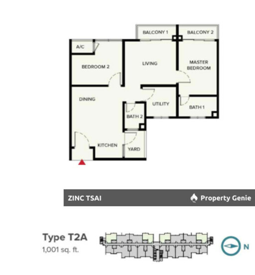 Saville @ D'Lake Puchong Leasehold Service Apartment Auction | 2+1 Rooms | Save RM 59K