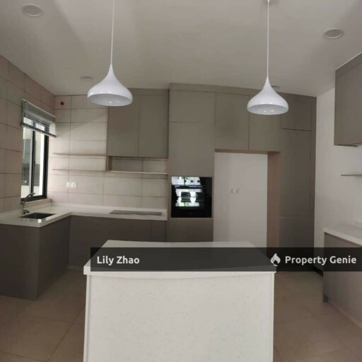 3-Storey Semi Detached Luxury House for Rent. 4Bed 5Bath, Gated & Guarded, Likas, Kota Kinabalu.