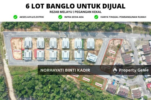 (LOKASI STRATEGIK) TANAH LOT BANGLO KEMPADANG