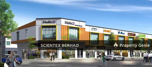 2 Story Shop Office, Scientex Senai