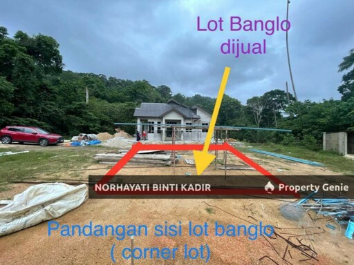 LOT BANGLO BESERAH BERHAMPIRAN KG DARAT SEKOLAH