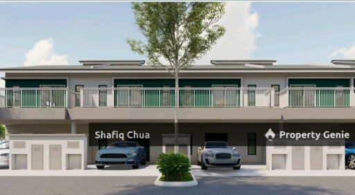 Rumah Baru Design Moden 2 Tingkat Teres Di Jalan Bangau, Telok Panglima Garang