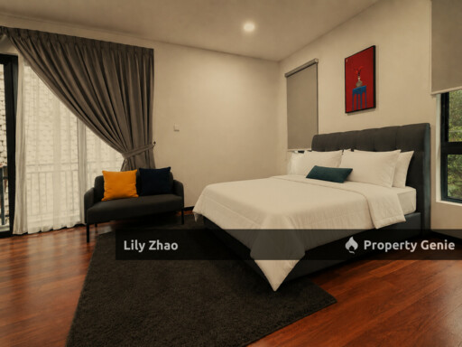 3-Storey Semi-Detached Luxury House for Rent, 4Bed 5Bath, Exclusive Unit, Gated & Guarded, Likas, Kota Kinabalu.