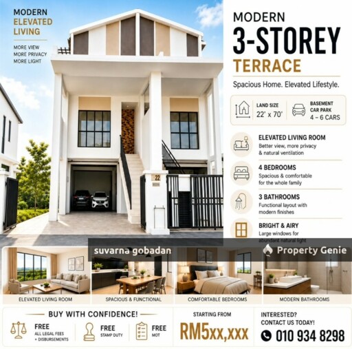3 Storey Terrace, Ipoh South, Perak