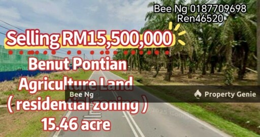 Benut / Pontian / Devolopment Land For Sale