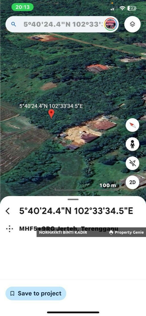 (HOT AREA, BEBAS BANJIR) LOT BANGLO GONG DASAR, BESUT