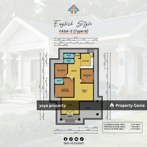 BANGLO ENGLISH DI KANDIS PASIR PUTEH🏠🔥
