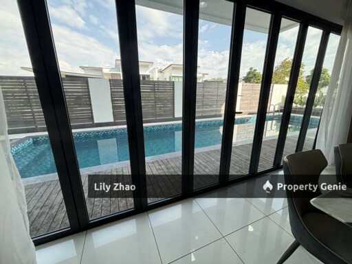 Beautiful BUNGALOW for Rent, DETACHED HOUSE with Swimming Pool, Likas, Kota Kinabalu City, Sabah, Malaysia