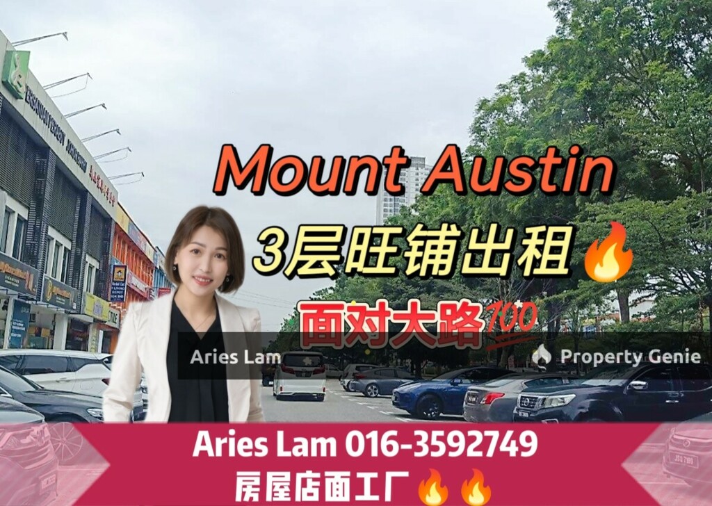 Mount Austin 3 Storey Shoplot /Whole Block For Rent