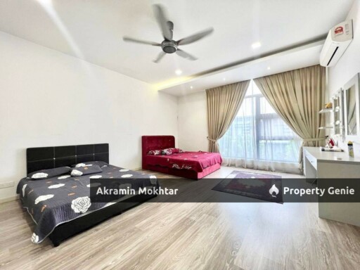 Renovated & Fully Furnished | Double Storey Super-link, Akasia Cahaya Alam @ Sek U12, Shah Alam