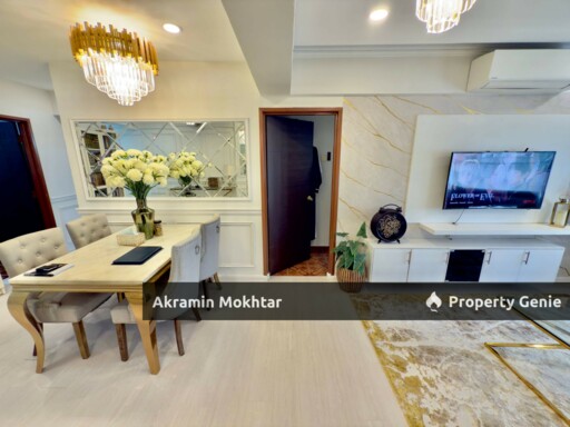 Fully Renovated, Fully Furnished, Corner Unit & 1 Parking | Danau Idaman Condominium, Taman Desa Kuala Lumpur