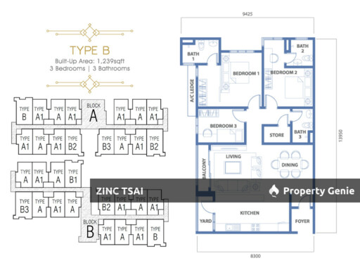 The Havre Bukit Jalil Condominium Auction | 1,238 sqft Condo | Save RM 57K | RM 513K