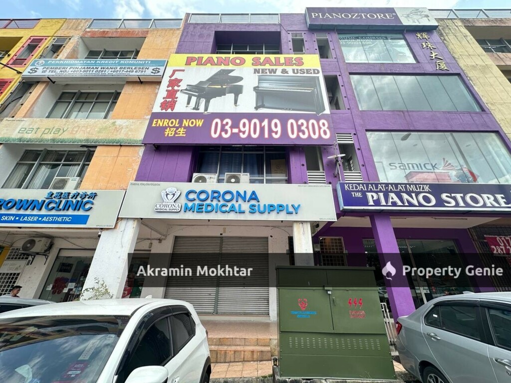 GROUND FLOOR 4 Storey Shoplot Jalan Temenggung Bandar Mahkota Cheras Selangor