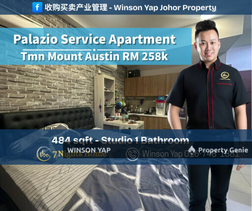 Palazio Service Apartment Mount Austin Can Full Loan Partial Furnished