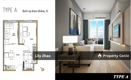 Vetro 11 Designer Suites, 404 sqft, 16th Floor, Brand New, 2 Bed 1Bath, Queen Elizabeth 1 Hospital Penampang Kota Kinabalu