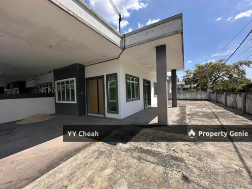 Menglembu Ipoh Single Storey Corner House For Sale Brand New Never Occupied Facing North