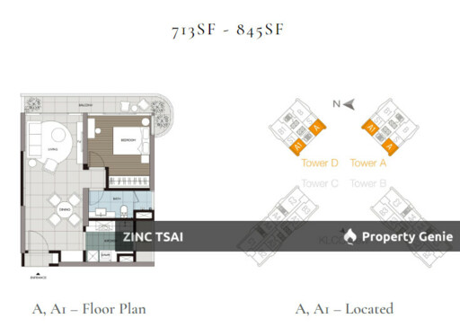 LINQ Sky Residence {Save RM 82,000} 2 mins walk to LRT Jelatek