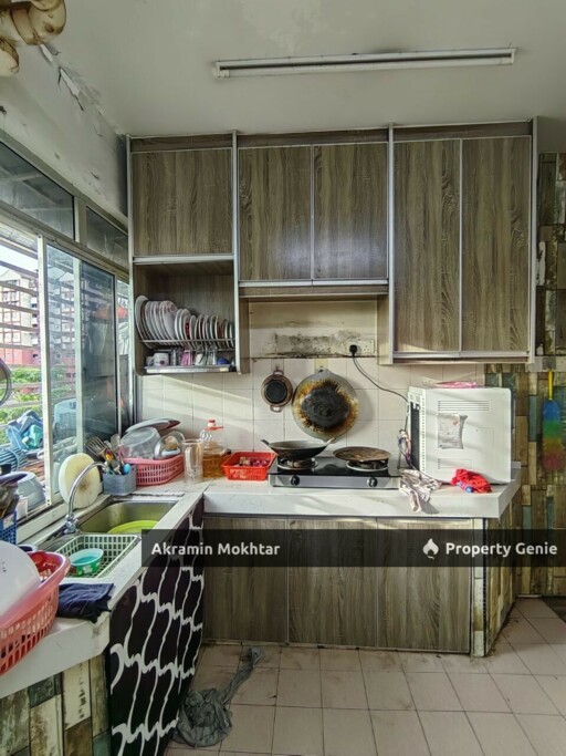 Low Level & Open Parking | Flat Desa Mentari BLOK 3 (Low Cost)