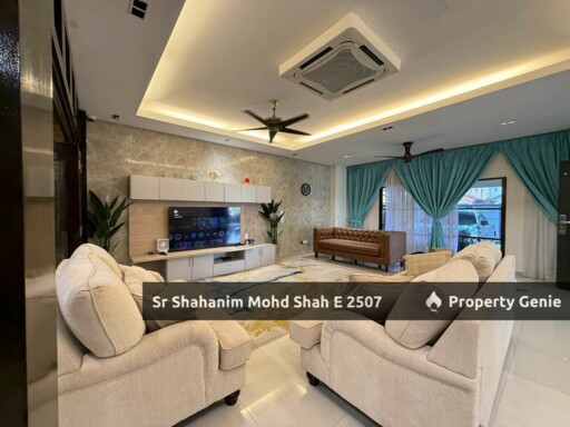 Corner Lot Double Storey Superlink House, Type Jasmin Denai Alam, Shah Alam