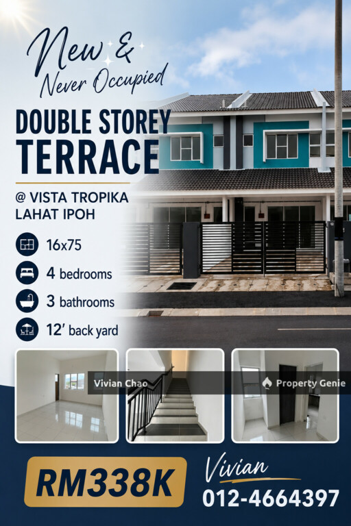 Vista Lahat Ipoh Double Storey for sale