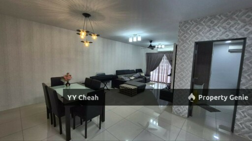 Freehold Corner Lot, iPOH Condo For Sale - 3 Parking Lots Renovated Nice