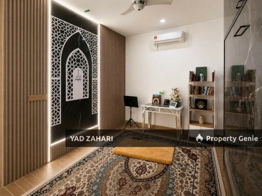 Duta Villa, Presint 14, Putrajaya | 2.5 Storey Superlink 6 Bedrooms | RM6300 - Fully Furnished, Large Covered Rooftop Balcony & Move In Ready