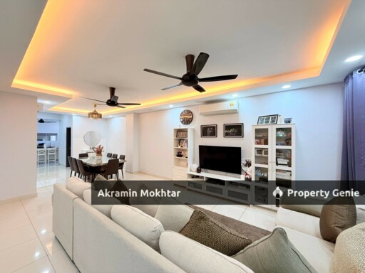 Freehold, Facing Open, Renovated & Fully Furnished | Double Storey Terrace House  KASIH RESIDENCE  SETIA ALAM SARI, BANGI