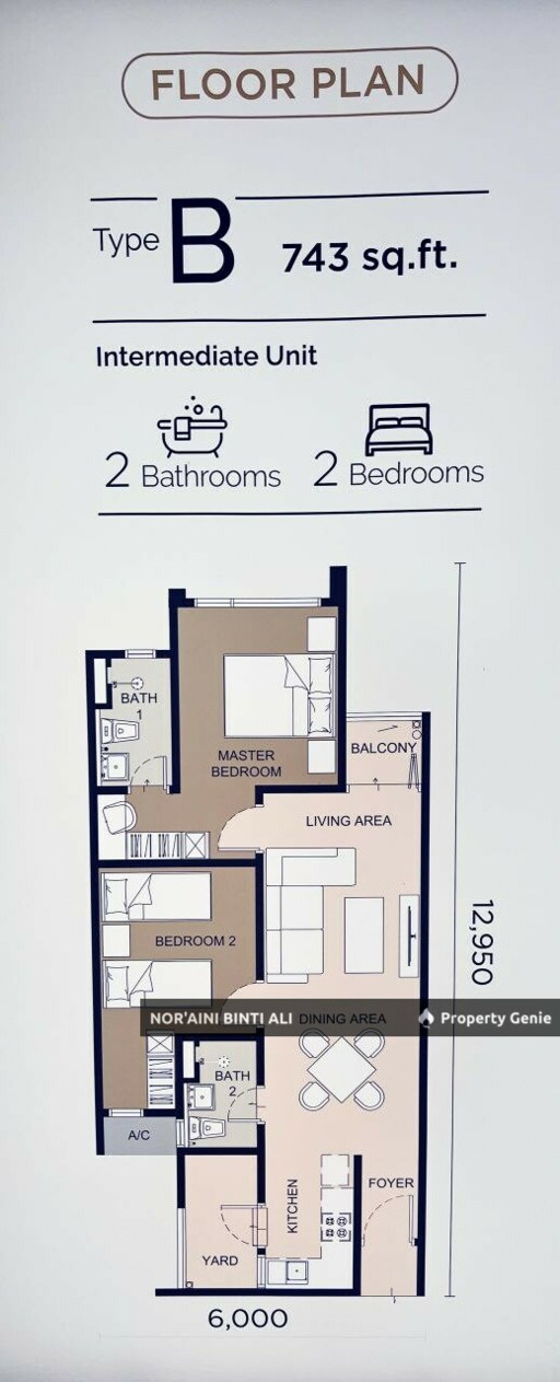 Merdeka Residensi Kuantan Type B Project High Rise with superb view di tengah bandar Kuantan