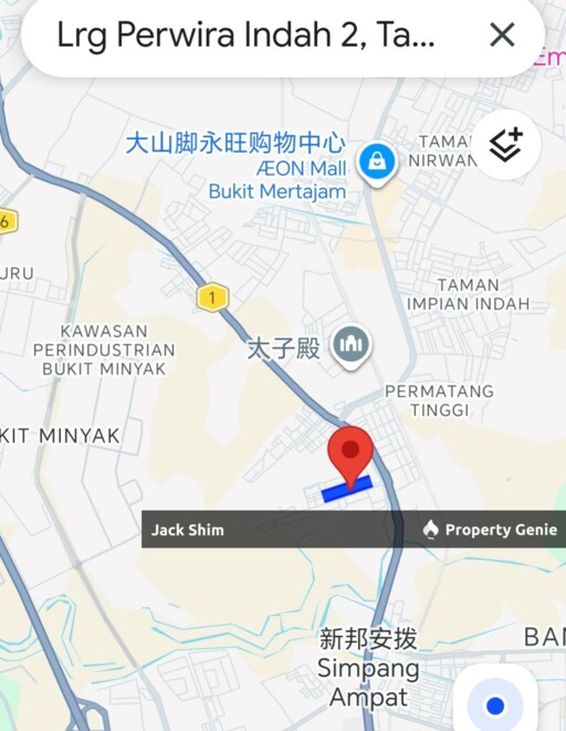 Lorong perwira indah 2.5 storey terrace house