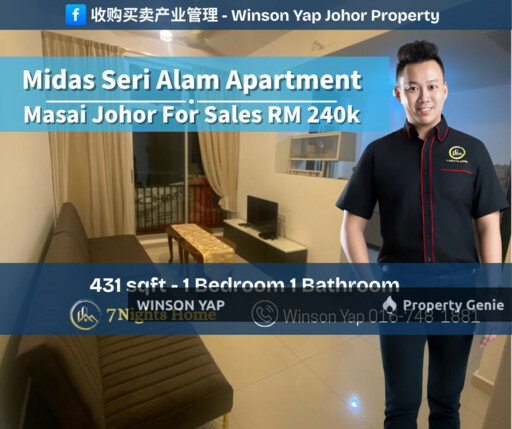 Midas Seri Alam Apartment Bandar Seri Alam Fully Furnished Negotiable