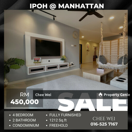 📍IPOH @ Manhattan Condo For Sale