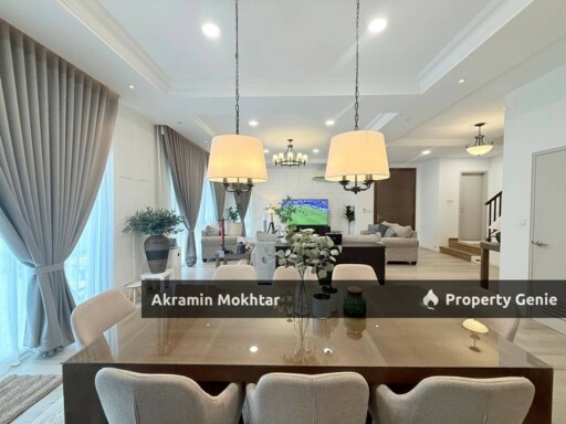FULLY RENOVATED & PARTIALLY FURNISHED |  GAMUDA 25.7  Lucent Residence @ Twentyfive.7 Two storey Semi D Corner Lot (Cul De Sac)